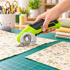 4V Cordless Electric Scissors – Mini Power Cutter for Carpet, Cardboard, Fabric & DIY Projects