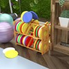 MinBoo Disc Golf Rack Stackable | Bamboo Disc Golf Shelf
