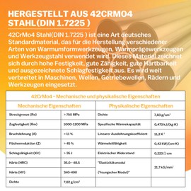 1 1/4 Inch UNC Adapter to SDS-plus for Core Drill Bit, Diamond Drill Bit, Total Length 190 mm, Drill Extension Core Drill Bit for Drill Bit Hole Saws, Made of 42CrMo4 Steel (DIN 1.7225)