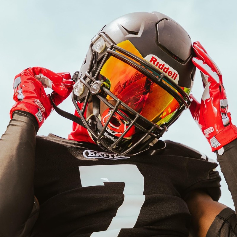 Battle Sports Texas Plate Oxygen Football Protector bucal