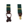 Y&TAILOR ALBERT THURSTON Suspenders, Green, Solid, green
