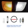 21Pcs Car Interior Lights: Super Bright Bulbs 6000K White LED