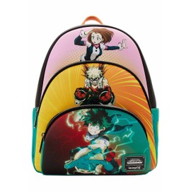 Loungefly My Hero Academia Triple Pocket Mini Backpack Standard