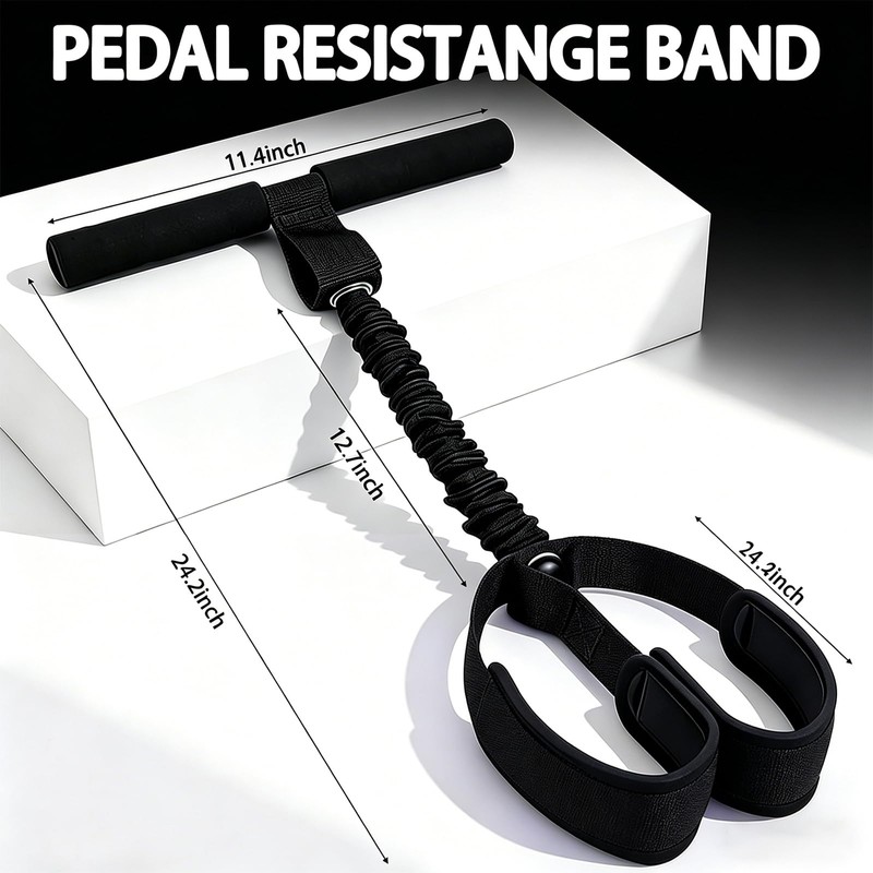 Upgraded Resistance Bands with Handles, Thickened Latex Tubes and Soft