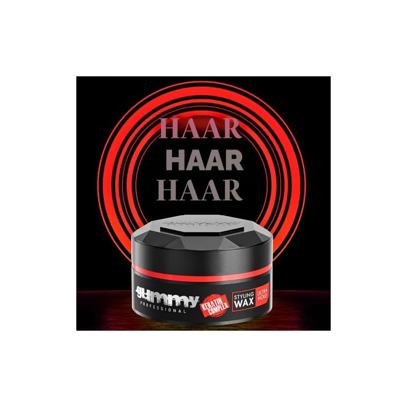 Gummy Professional Grooming Box Styling Wax Ultra Hold 150 ml