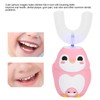 Child Automatic Toothbrush UShape Rechargeable Cartoon 3 Gears Kid Oral