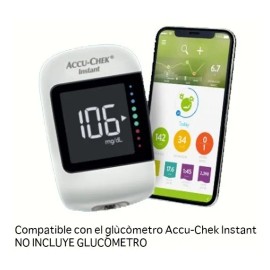 Accu - Chek Instant Paquete 100 Tiras Reactivas P Glucómetro Blanco