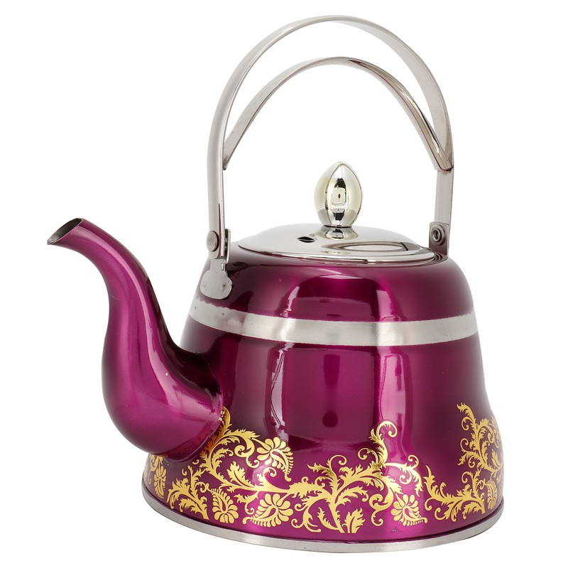 1.5L Teapot Classical Roman Tea Coffee Water Kettle Teaware Kitchen