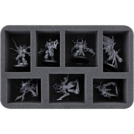 Feldherr HS060A007 Foam Insert Compatible with Chaos Space Marines - 7 Compartments