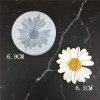 4 Moldes De Silicón Flor Margarita Para Velas Y Resina