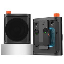 Daakro Wireless Voice Amplifier w/Magnetic Lavalier Mic,2000 mAh Bluetooth Power Amplifier w/ 2 Mic, Portable Voice Amp for Teachers Classroom Speech/Tour Guides/Coaches Yoga Fitness Instructors