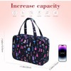 Travel Makeup Organizer, Compact Lightweight Accessory for Travel and Daily