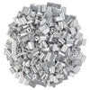 800pc Aluminum Crimping Loop Sleeve Ferrule Cable Ferrule Crimping Loop