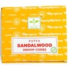 Satya Nag Champa Incense Cones, Sandalwood Scent, One Pack of