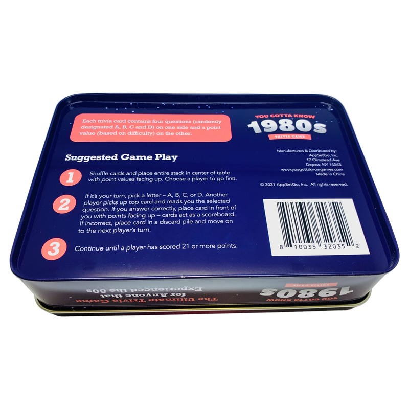 You Gotta Know 1980s - Trivia Game