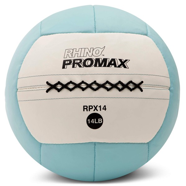 Champion Sports RPX14 Rhino Promax Slam Balls, 14 lb, Soft Shell with Non-Slip Grip, Medicine Wall Exercise Ball for Weightlifting, Plyometrics, Cross Training, & Home Gym Fitness