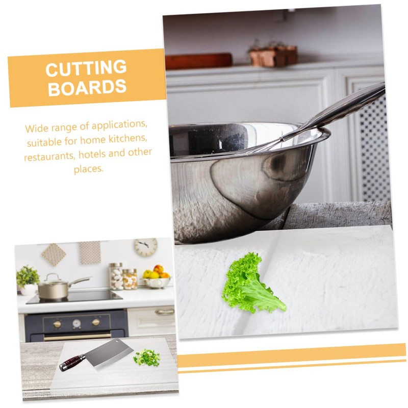 LABRIMP Acrylic Cutting Board for Meal Prep Kitchen Cutting Board