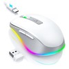 PEIOUS Wireless Mouse Jiggler - LED Wireless Mice with Build-in