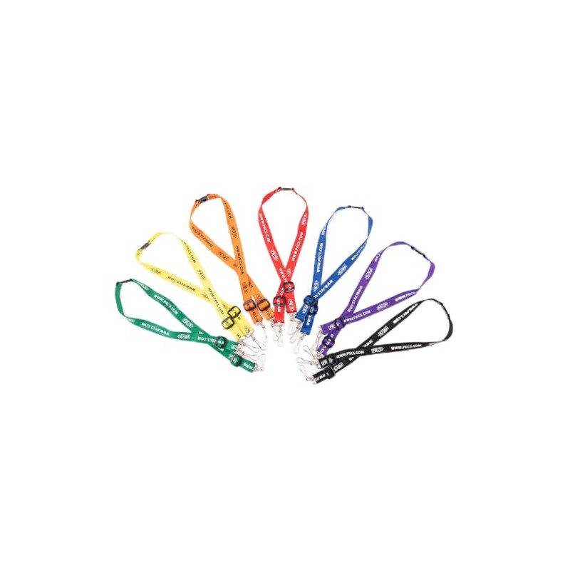 PECS® Communication Book Strap, Adjustable 22"-34", with Breakaway Clip