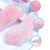 SOLUSTRE Gua Sha Scraping Massage Tool Crystal Jade Comb Edge