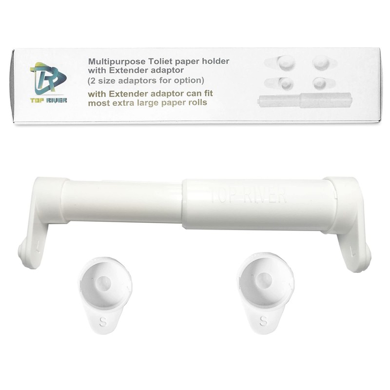 Toilet Paper Holder Extender, Fit Double Rolls,Triple Rolls and Mega