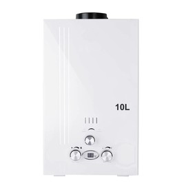 TENGCHANG 10L 2.6 GPM LPG Gas Propane Instant Tankless Hot Water Heater 61000 BTU
