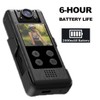 RQG 4K WiFi Body Camera, 180° Rotating Lens Mini Body