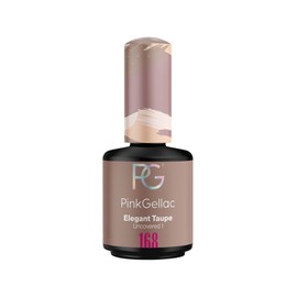 Pink Gellac Shellac Gel Nail Polish 15 ml for UV LED Lamp 168 Elegant Taupe Brown Gel Nail Polish for UV Nail Lamp Pink LED Nail Polish Gel Polish Nail Gel