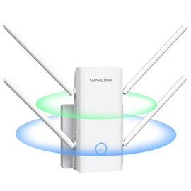 WAVLINK AX3000 WiFi 6 Extender Signal Booster for Home,3000Mbps Dual Band (5GHz/2.4GHz) WiFi Repeater,WiFi Repeater Signal Booster with Gigabit Ethernet Port,Access Point,1-Tap Setup