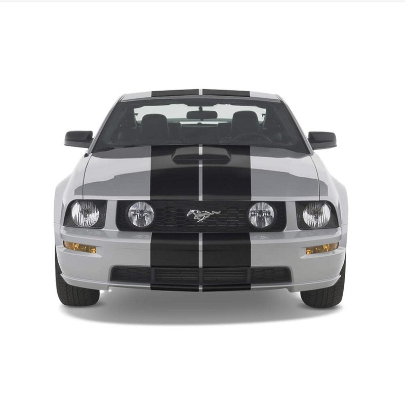 Dual 12" Racing Stripes Air Release Self Healing Vinyl fits