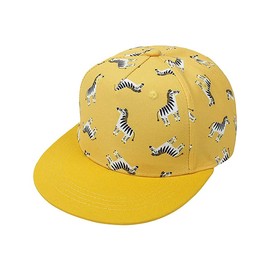 Bakicey Baby Kids Baseball Cap Hiphop Kids Baseball Cap Boys Girls Hat Cartoon Print Hat Cap Sun Visor Flat Hat Baseball Cap, zebra