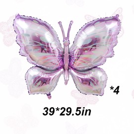 Butterfly Balloons for Butterfly Baby Shower Garden Spring Birthday Party Decorations