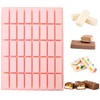 duoyif Rechteckige Schokoladenform Silikon 40 Kavitäten Rechteckige Silikonformen Schokoladenform Rechteckig
