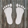 Family Footprint Stencil - Grandparents & Baby Feet, 5-Piece Set