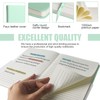 EMOMAS Lined Journal Notebook, 10Pack(Eggshell Green), 160 Pages, Medium 5.7