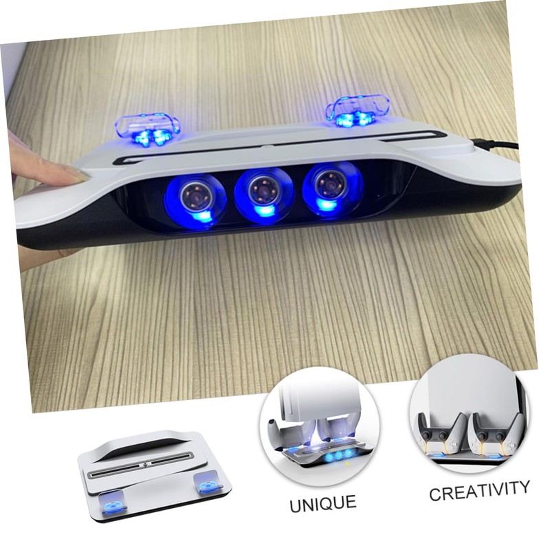 Angoily Dual Charging Base with LED Indicator for Console Fast