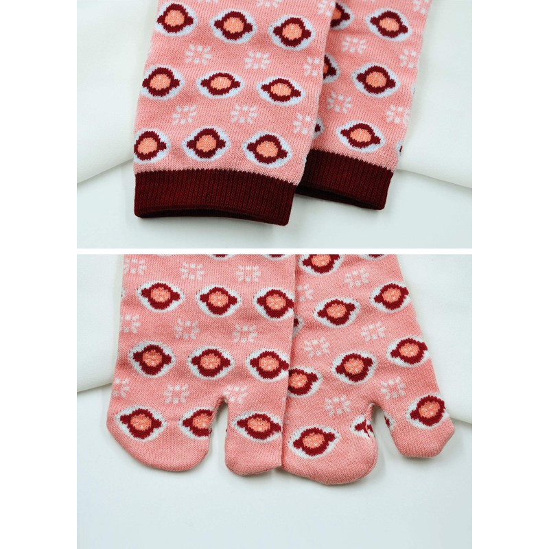 Hellomamma Tabi - Calcetines tobilleros de algodón con dos dedos