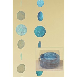 Capiz,Windspiel,Perlmutt,blau-Töne, 1812-8561400