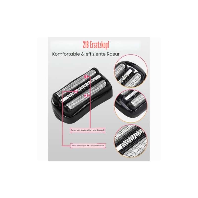 Series 3 21B Razor Heads Compatible with Braun S3 Pack