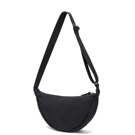 YIKOEE Crescent Bag for Women Men Small Sling Crossbody Bag with Half Moon Shape Large
