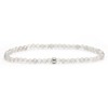 Echtes Labradorit Edelstein Armband mit facettierten 3mm Perlen - verschiedene
