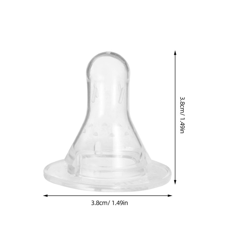 UKCOCO Lamb Feeding Nipples, 10-Pack Thickened Milk Bottle Teats Suitable