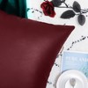 BRAWARM Faux Leather Throw Pillow Covers 16 X 16 Inches