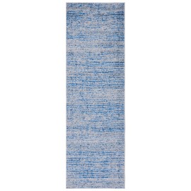 SAFAVIEH Adirondack Collection Runner Rug - 2'6" x 16', Blue & Silver, Modern Abstract Design, Non-Shedding & Easy Care, Ideal for High Traffic Areas in Living Room, Bedroom (ADR117D)