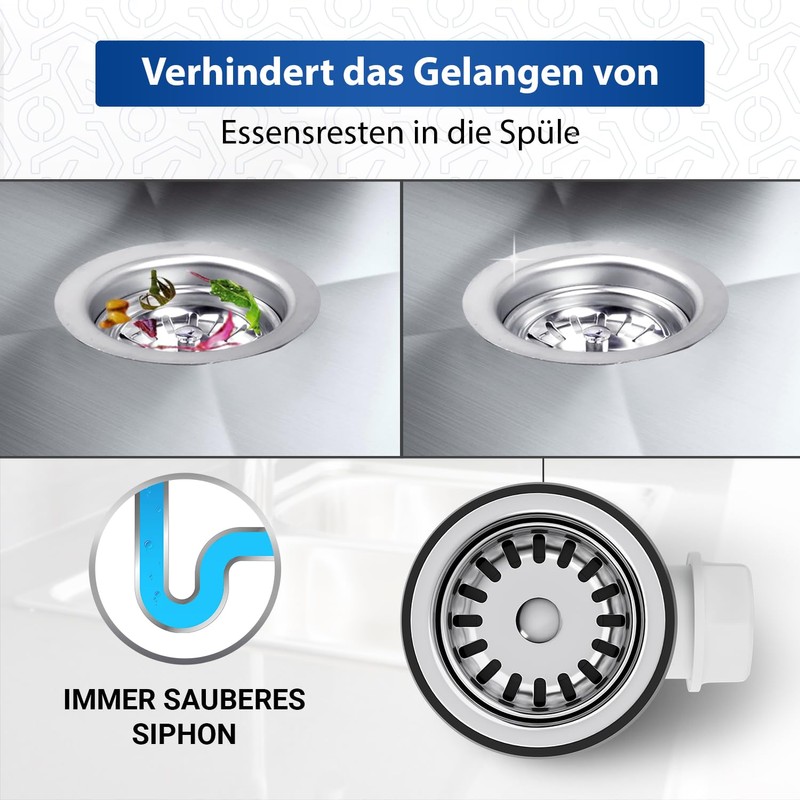 VIOKS Strainer Basket Valve 70 mm with 1 Inch Drain
