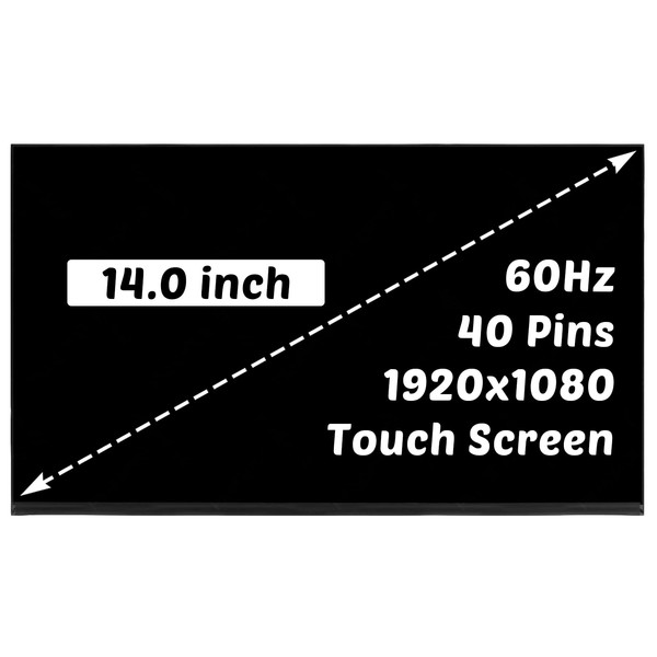 HOULISE Replacement for HP Zbook Firefly 14 G7 G8 LCD