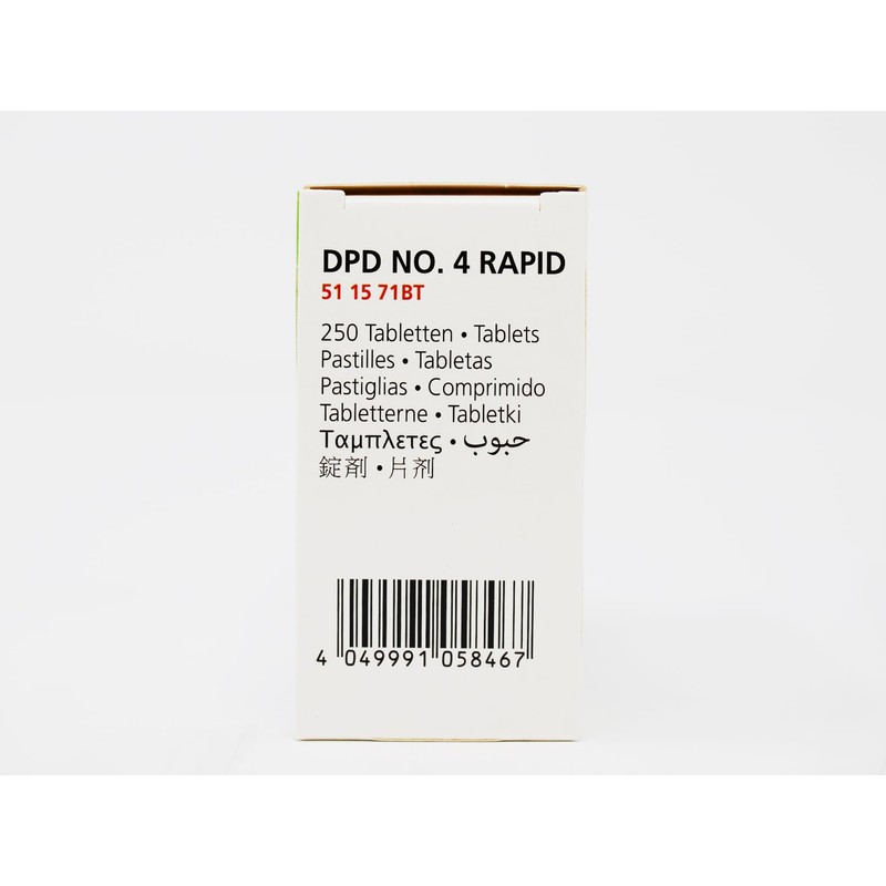 Lovibond DPD 4 Rapid Dissolve 250 Tablets