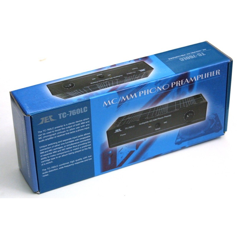 Phono Preamps TEC TC-760LC Black MM/MC w/Level Control; Includes Optional