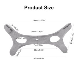 KYSUN Stop Snoring Chin Strap for Correction of Mouth Breathing, Anti Snoring Mask, Breathable Anti Snoring Chin Strap, Snoring Stop Belt, Anti Snoring Jaw Support Belt, Effective Snoring Solution