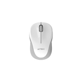Acteck Mouse Inalambrico 2.4 GHz Optimize Trip MI480 / Diseño Ultra Portable de 1600 dpi s 2 Botones + 1xBat AA Incluida Blanco Advanced Series